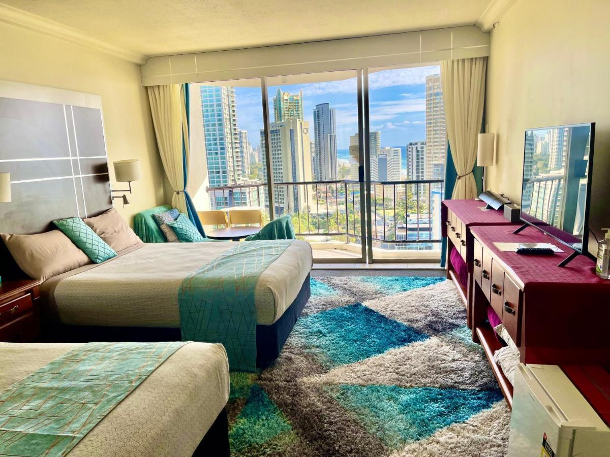 High Floor Ocean View At Surfers Paradise - Hotel Studio Gold Coast Kültér fotó